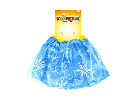 104501 DĚTSKÝ KOSTÝM TUTU SUKNĚ ZIMNÍ KRÁLOVSTVÍ