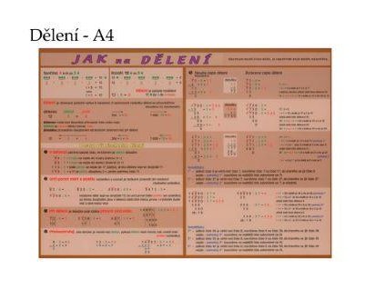 TABULKA - DĚLENÍ