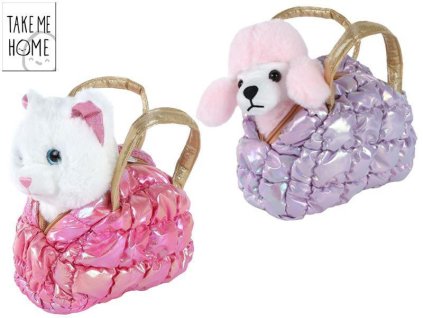 KABELKA KOČKA/PES PLYŠOVÝ 20CM     661151