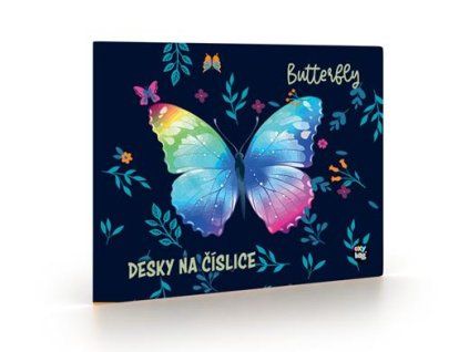 DESKY NA ČÍSLICE MOTÝL 4-02023 X