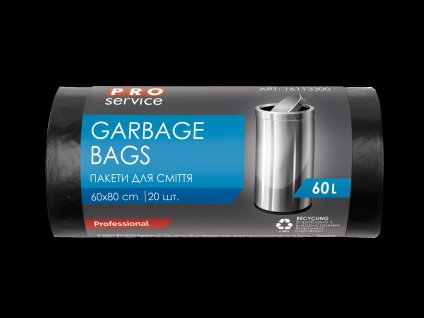 PRO Service MS6025BLACKPRO 60x80-černé,60l-20KS