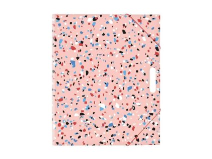 Složka na výkresy A4 Terrazzo růžová  5371058