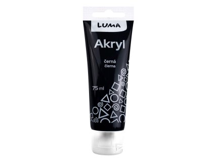 AKRYLOVÁ BARVA 75ML ČERNÁ E330230