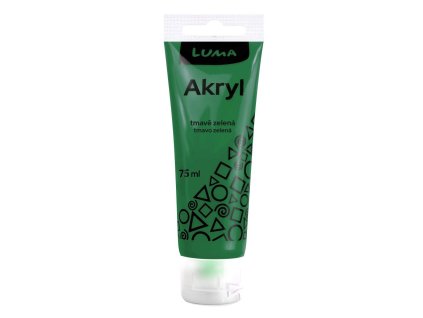 AKRYLOVÁ BARVA 75ML ZELENÁ TMAVÁ E330222