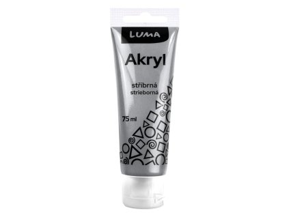 AKRYLOVÁ BARVA 75ML METAL STŘÍBRNÁ E330233