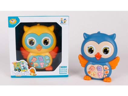 PIÁNKO ELEKTRONICKÉ SOVA SE SVĚTLEM   15693