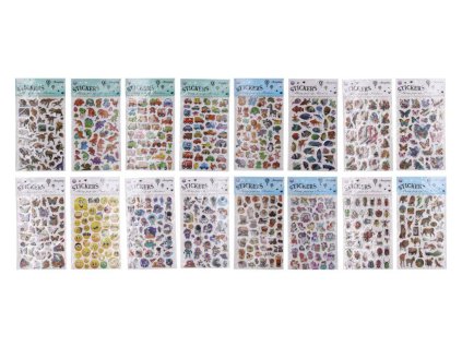 NÁLEPKY JEDNOROŽEC MIX W054003