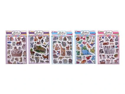 NÁLEPKY ZVÍŘÁTKA MIX W054004