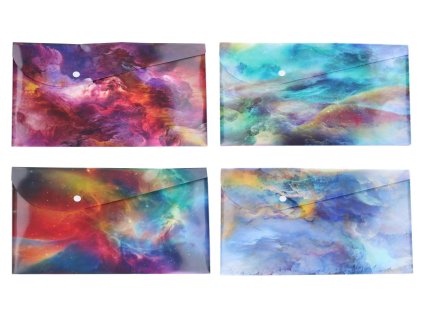 SLOŽKA S DRUKEM VESMÍR FORMÁT A4 MIX PEVNÁ W054011