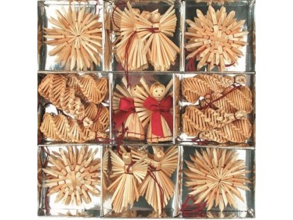 SLAMĚNÉ DEKORACE V KRAB. 24KS 2295