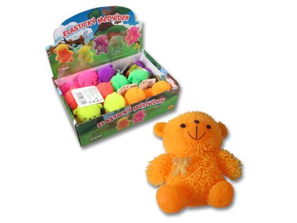 MEDVĚD ANTISTRESOVÝ MĚKKÝ 4BARVY MIX 88821