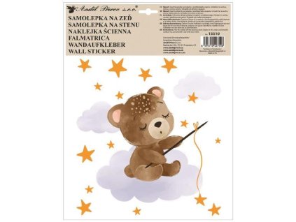 SAMOLEPKA NA ZEĎ BAREVNÁ MEDVÍDEK 15510