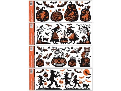 OKENNÍ FÓLIE HALLOWEEN GLITR 966