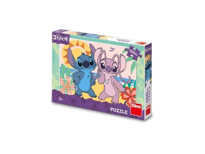 DINO PUZZLE 100 DÍLŮ XL STITCH NA PLÁŽI   343573