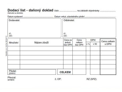 PT130 DOD.LIST A6 DAN.DOKLAD SP PB#$