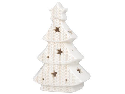 STROMEK PORCELÁNOVÝ PLETENÝ S LED 19578