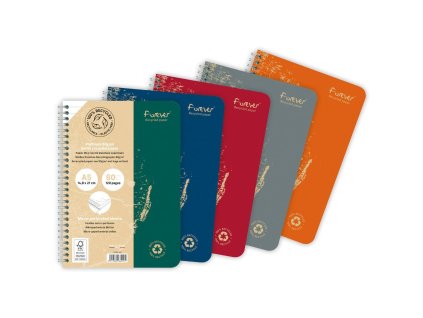 Zápisník Clairefontaine Forewer A5, 60 listů, linky  68416C