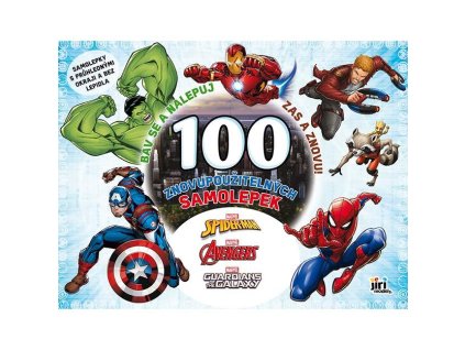 3872-4 Bav se a nalepuj zas a znovu! Marvel