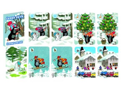 ČERNÝ PETR KRTEK (5)  ZIMA