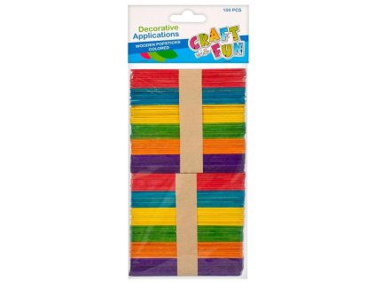 DŘÍVKA BAREVNÁ 100 KS  291068