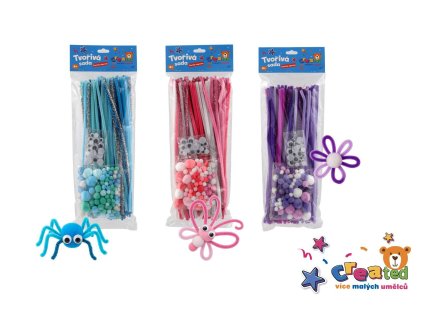 TVOŘIVÁ SADA CREATED 3 BARVY V SÁČKU 800705