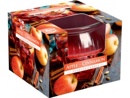 sn69-x VONNÁ SVÍČKA VE SKLE  - apple/cinnamon