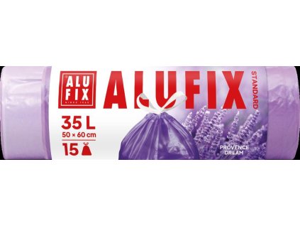 MSZH3515VIOLA PYTLE NA ODPAD ZATAHOVACÍ LEVANDULE 35L 15KS 15MIK FIALOVÝ