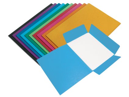 Mapa A4 Prešpán 253 - světle modrá 134.02