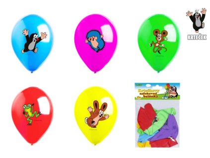 NAFUKOVACÍ BALONEK KRTEK A KAMARÁDI  5KS   049188