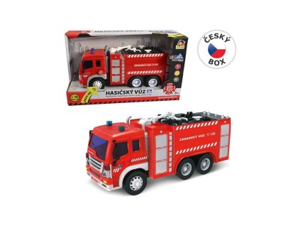 AUTO POŽÁRNÍ CISTERNA SVĚTLO, ZVUK V KR   12576