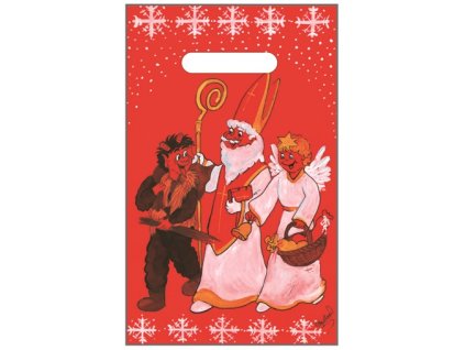 PE SÁČEK VÁNOČNÍ Č.10 ČERT, MIKULÁŠ, ANDĚL SMI-0031