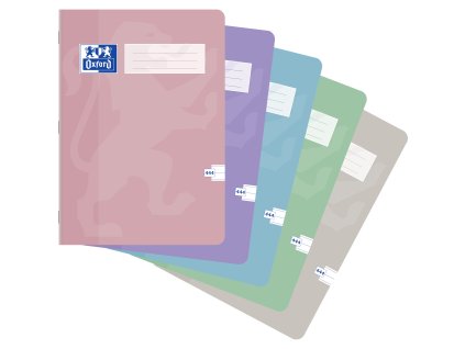 Školní sešit 444 linkovaný, 40 listů, Oxford PASTEL, A4 60079699