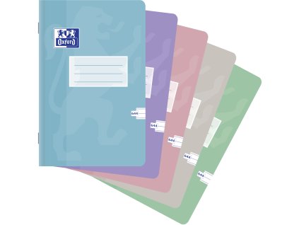 Školní sešit 644 linkovaný, 40 listů, Oxford PASTEL, A6, 60079697