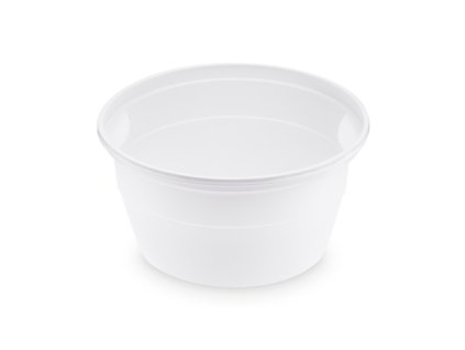Miska polévková bílá 500ml 09.74315 + víčko čiré 09.74300