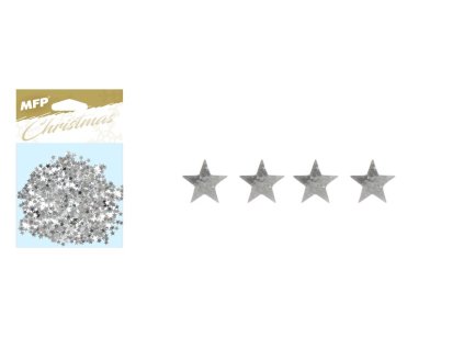 8885886 Konfety hvězdičky 20g stříbrné  nebrat