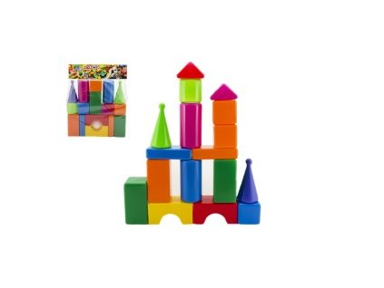 STAVEBNICE KOSTKY VELKÉ 18KS PLAST V SÁČKU 40X53X8CM  56770020