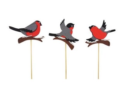 PTÁČEK FILCOVÝ+ŠPEJLE 8CM 5877