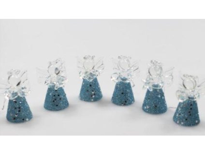 ANDĚL SKLENĚNÝ TYRKYS KC008T