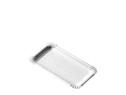 Tácek papírový hranatý bílý č.8 19x33,5cm 04.71128