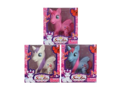 JEDNOROŽEC BABY S KŘÍDLY 3 BARVY   117189