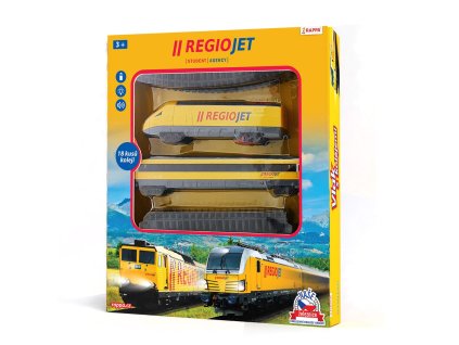 VLAK REGIOJET s kolejemi SE ZVUKEM A SVĚTLEM  209695