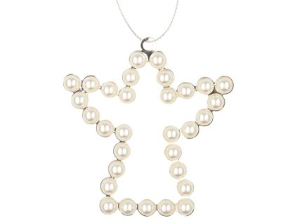 ANDĚL KOVOVÝ S PERLAMI 9CM NA ZAVĚŠENÍ 2712