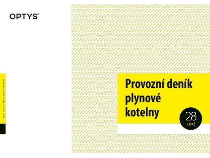 1241 Provozní deník plynové kotelny A4