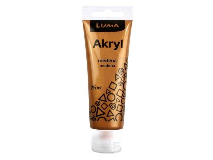 AKRYLOVÁ BARVA 75ML METAL MĚDĚNÁ E330280