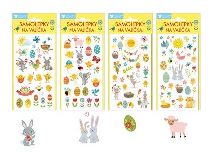SAMOLEPKY GELOVÉ VESELÉ VELIKONOCE 839