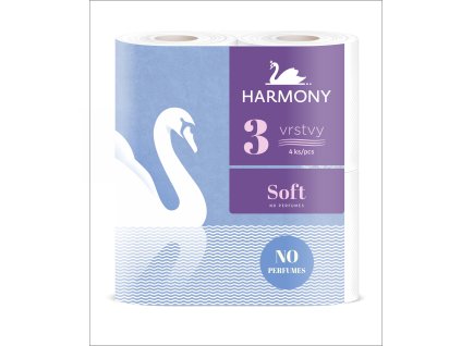 Toaletní papír Harmony Soft 4x17,5m 3vrstvý