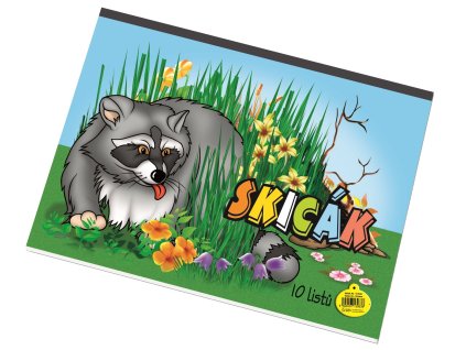 Skicák A3 10 listů, lepený