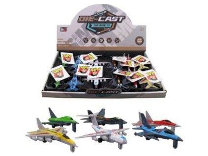 LETADLO 10CM MIX DRUHŮ 22766