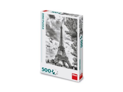 DINO PUZZLE 500 DÍLŮ ČERNOBÍLÁ EIFFELOVA VĚŽ   502734