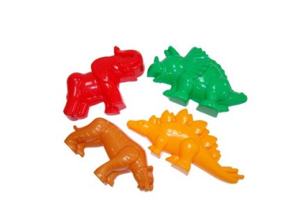 FORMIČKY 4KS-2xDINO,TYGR,SLON 36568